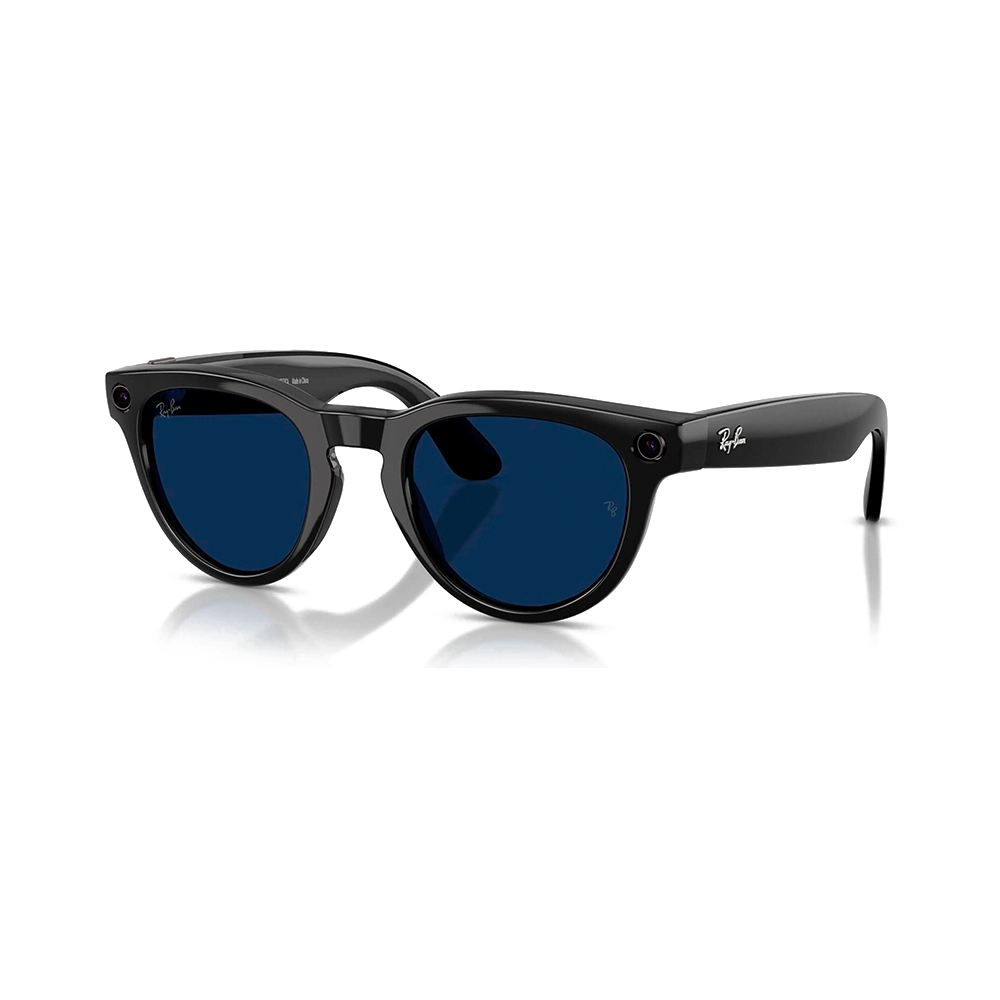 Ray-Ban Meta Headliner Gen2 Standard Shiny Black Frame / Clear to Sapphire Transitions Lenses (RW4013 601/MF 50-23)