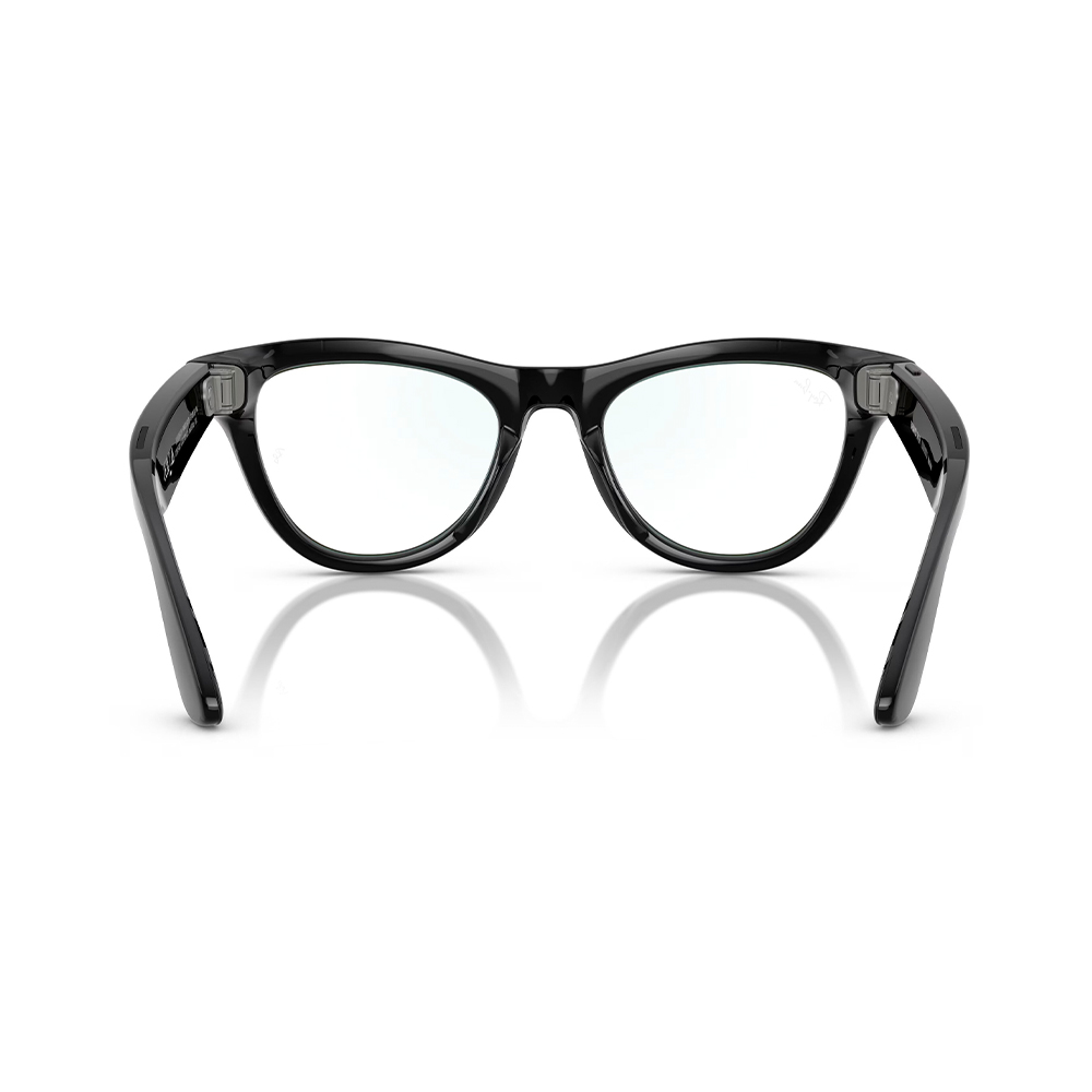 Ray-Ban Meta Skyler Standard - Shiny Black / Clear (RW4010 601/SB 52-20)
