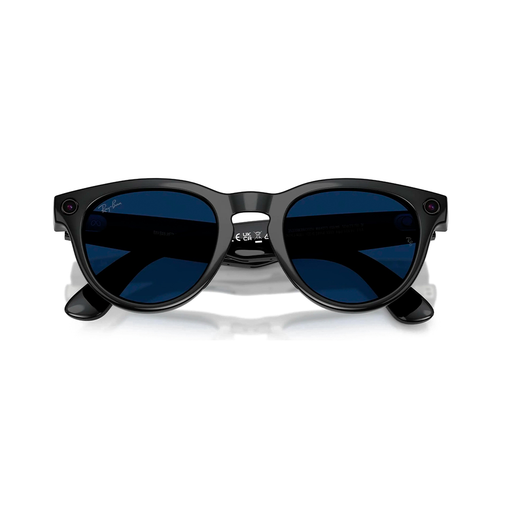 Ray-Ban Meta Headliner Gen2 Standard Shiny Black Frame / Clear to Sapphire Transitions Lenses (RW4013 601/MF 50-23)