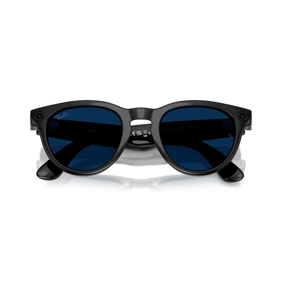 Ray-Ban Meta Headliner Gen2 Standard Shiny Black Frame / Clear to Sapphire Transitions Lenses (RW4013 601/MF 50-23)