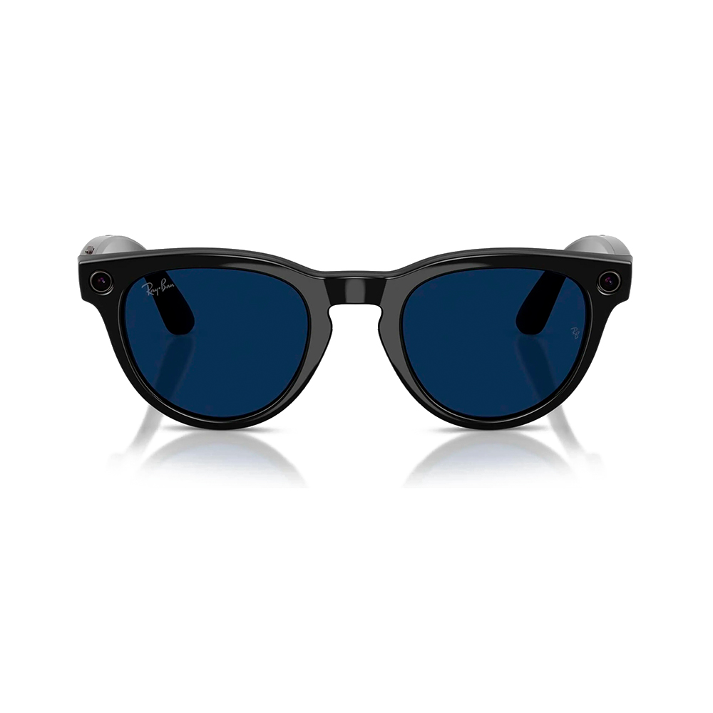 Ray-Ban Meta Headliner Gen2 Standard Shiny Black Frame / Clear to Sapphire Transitions Lenses (RW4013 601/MF 50-23)