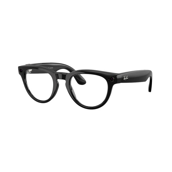 Ray-Ban Meta Headliner Gen2 Standard Shiny Black Frame / Clear to Sapphire Transitions Lenses (RW4013 601/MF 50-23)