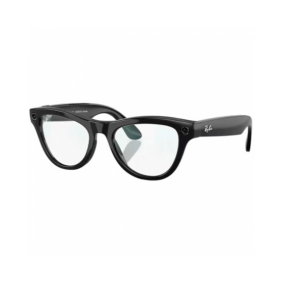 Ray-Ban Meta Skyler Standard - Shiny Black / Clear (RW4010 601/SB 52-20)