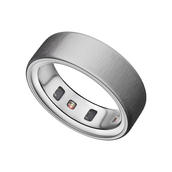 Oura Ring 4 Brushed Silver Size 8 (JZ90-54220-08)