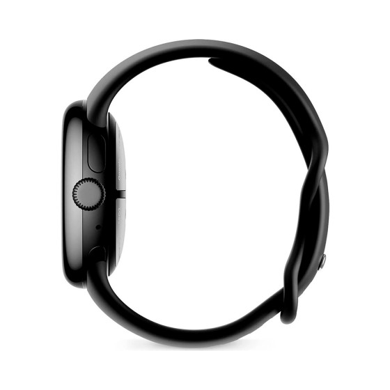 Google Pixel Watch 2 LTE Aluminum Case / Obsidian Matte Black Open