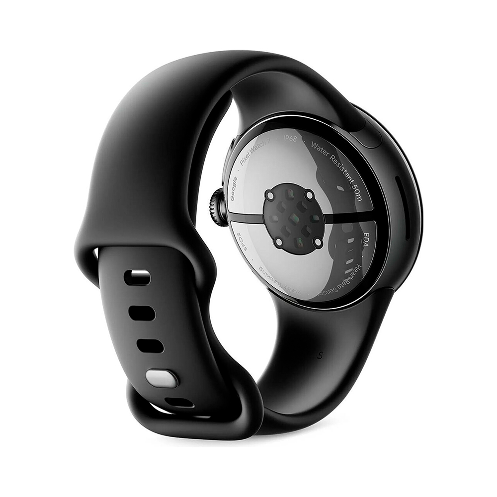 Google Pixel Watch 2 LTE Aluminum Case / Obsidian Matte Black Open