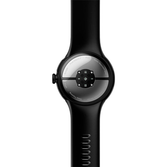 Google Pixel Watch 2 LTE Aluminum Case / Obsidian Matte Black Open