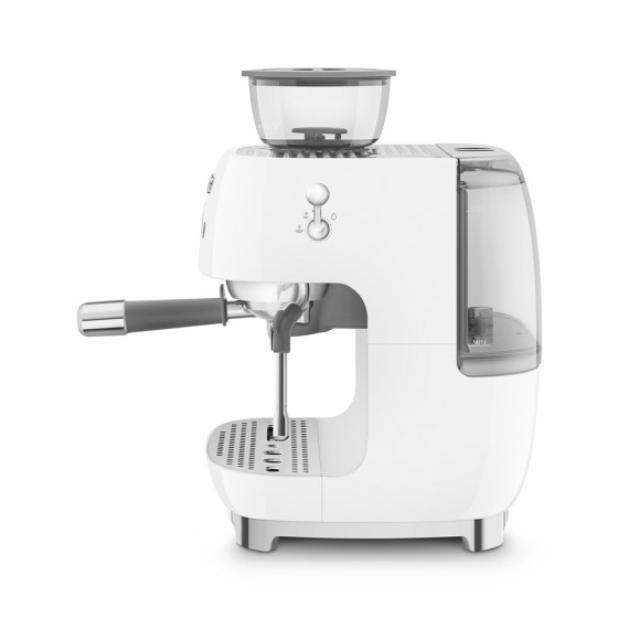 Рожковая кофеварка эспрессо SMEG (EGF03WHEU) built-in grinder - White