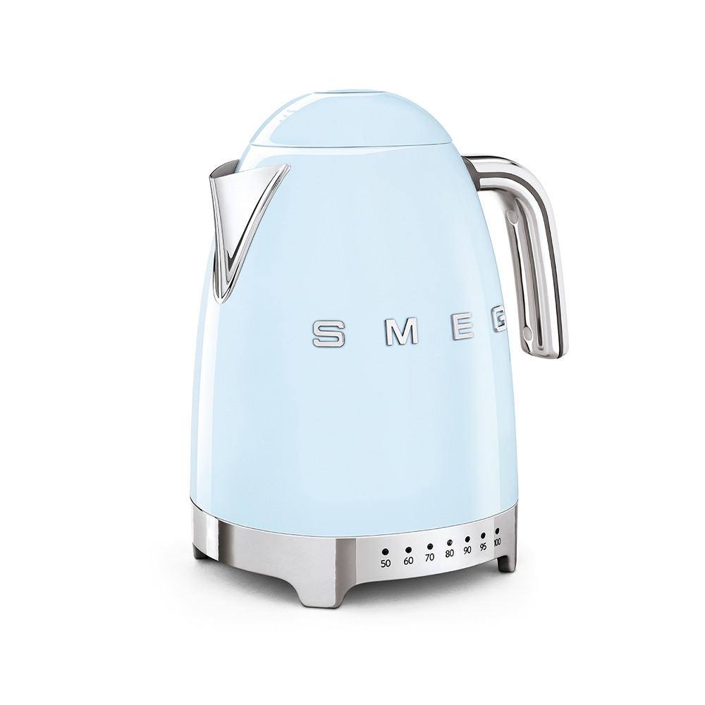 Электрочайник SMEG (KLF04PBEU) Variable temperature - Pastel blue