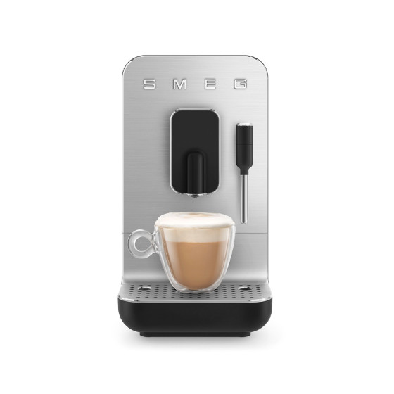 Кавомашина автоматична SMEG (BCC12BLMEU) with steam wand - Black