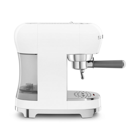 Розовая кофеварка эспрессо SMEG (ECF02WHEU) - White