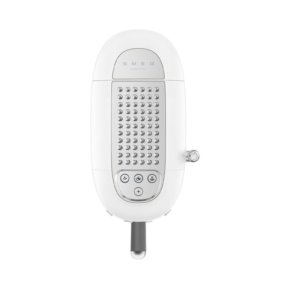 Розовая кофеварка эспрессо SMEG (ECF02WHEU) - White