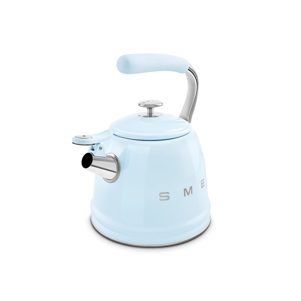 Чайник со свистком Smeg (WKF01PB) – Pastel Blue