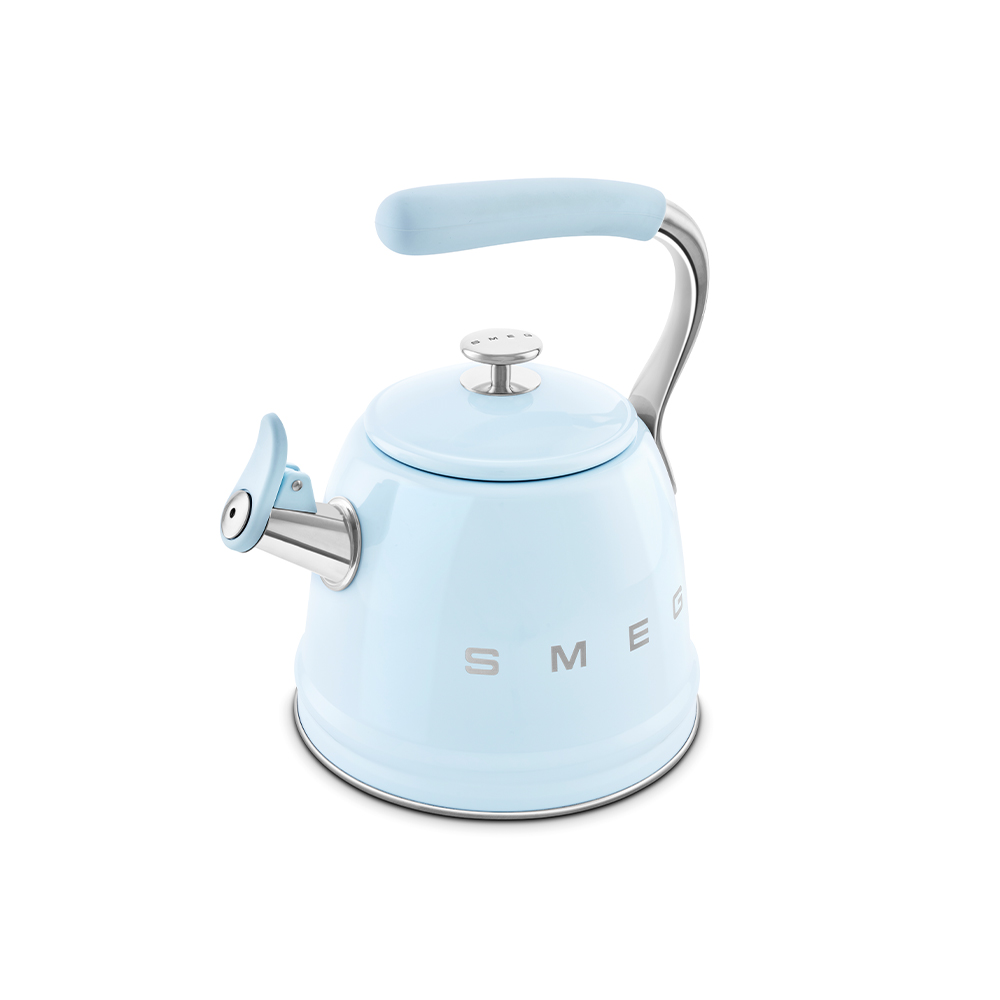 Чайник со свистком Smeg (WKF01PB) – Pastel Blue