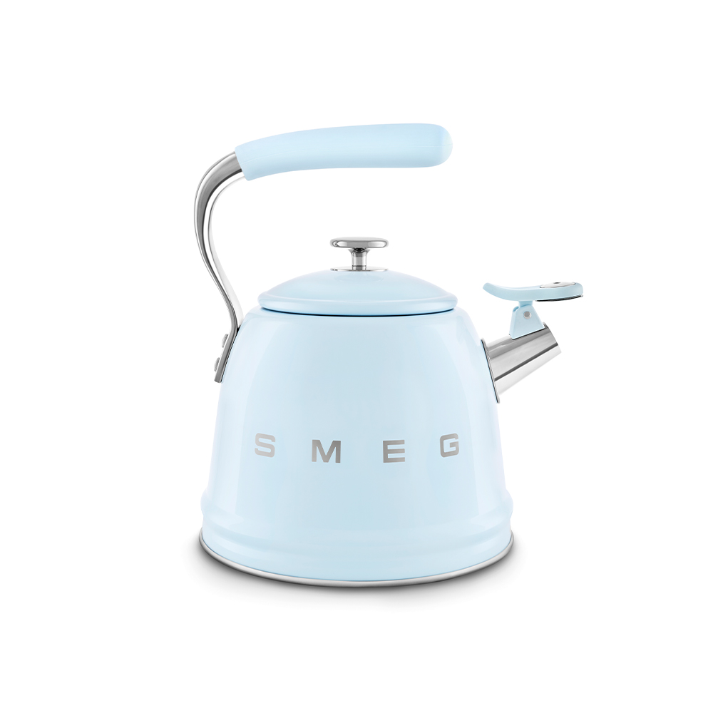 Чайник со свистком Smeg (WKF01PB) – Pastel Blue