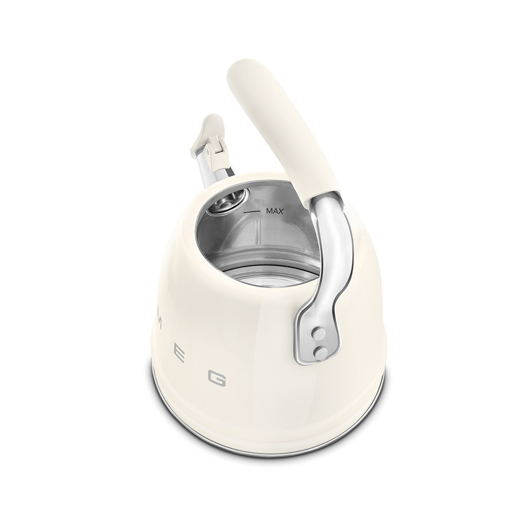 Чайник со свистком Smeg (WKF01CR) - Cream