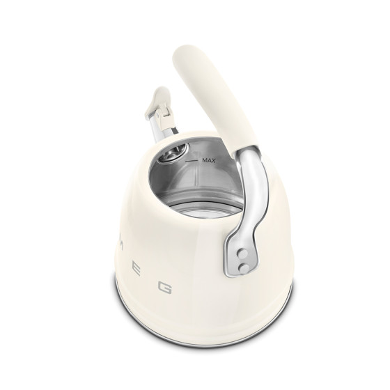 Чайник со свистком Smeg (WKF01CR) - Cream