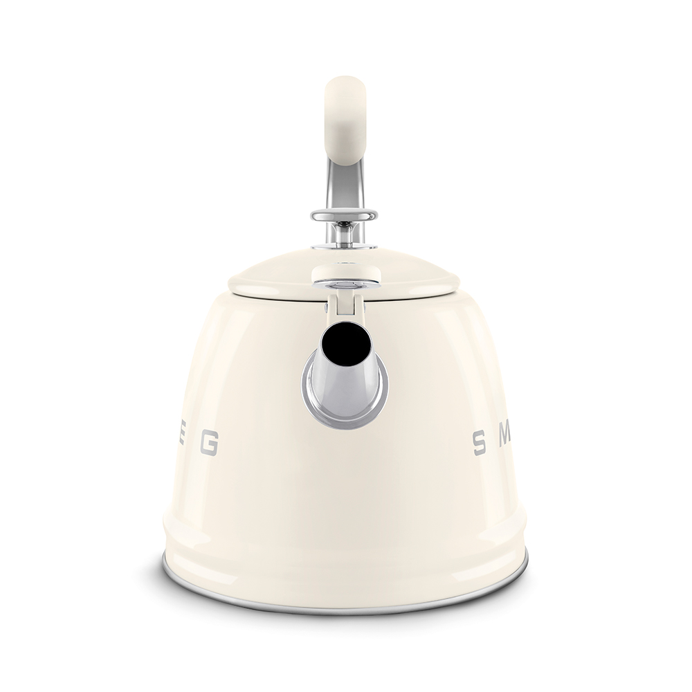 Чайник со свистком Smeg (WKF01CR) - Cream