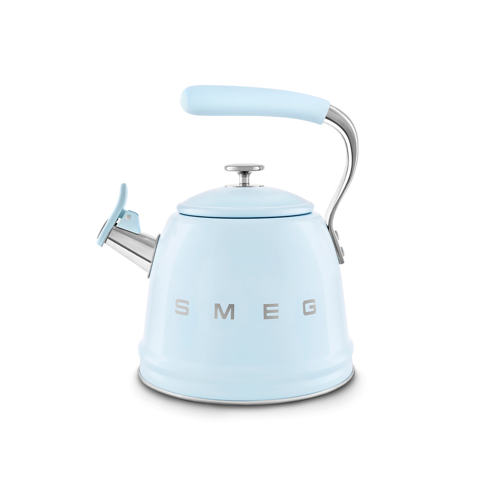Чайник со свистком Smeg (WKF01PB) – Pastel Blue
