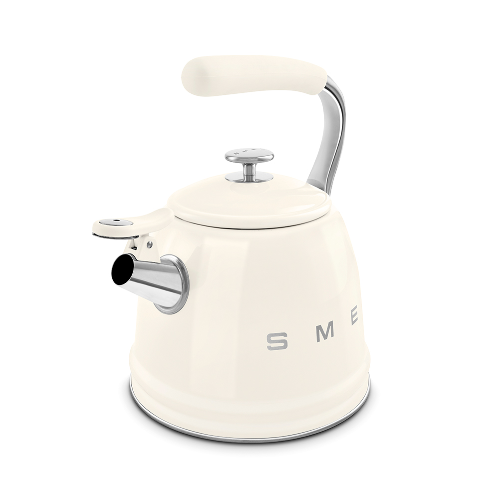 Чайник со свистком Smeg (WKF01CR) - Cream