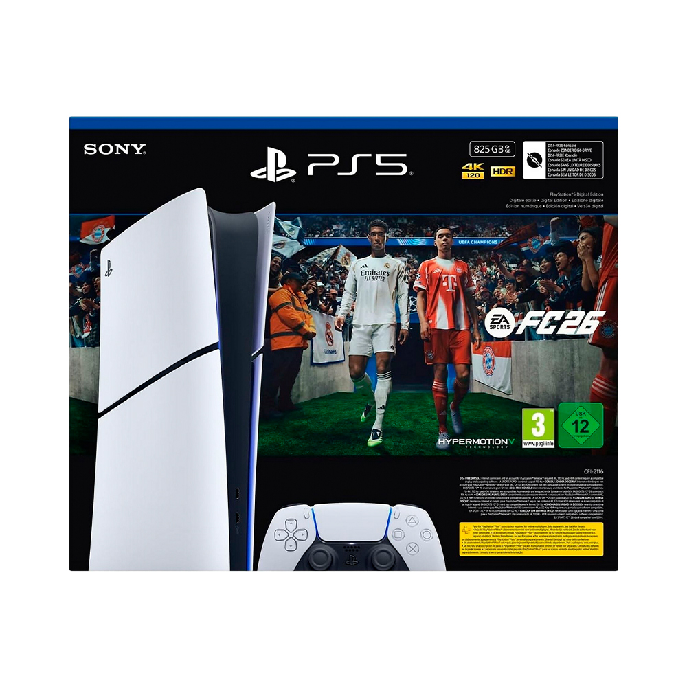 Sony PlayStation 5 Slim Digital 825GB EA SPORTS FC 26 Bundle (1000049864)