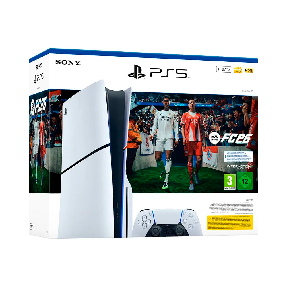 Sony Playstation 5 Slim 1TB EA SPORTS FC 26 Bundle (1000049854)