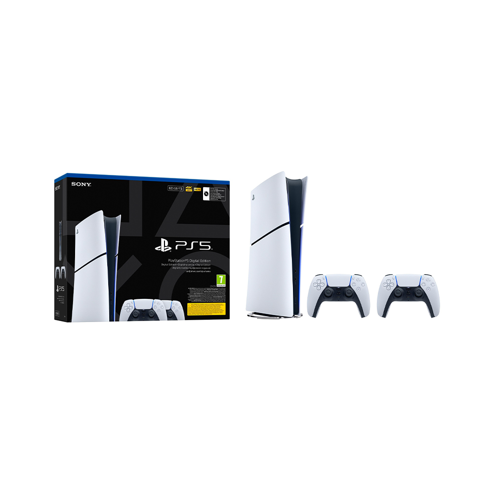 Sony PlayStation 5 Slim Digital Edition 825GB + DualSense Wireless Controller (1000042066)