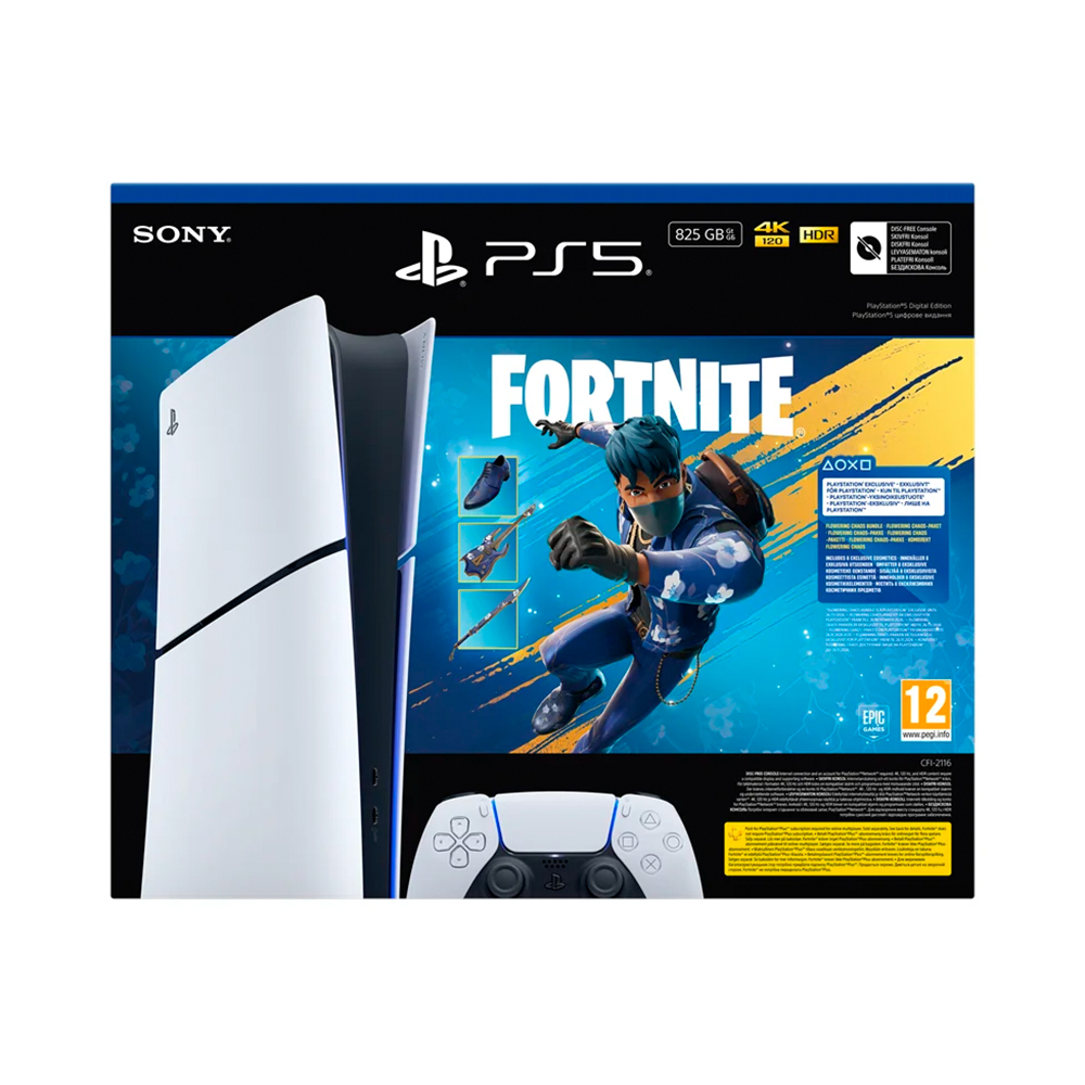 Sony PlayStation 5 Slim 1TB Fortnite Flowering Chaos Bundle (1000049838)