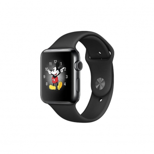 Apple Watch Series 2 42mm Space Black Stainless Steel Case Space Black Sport Band