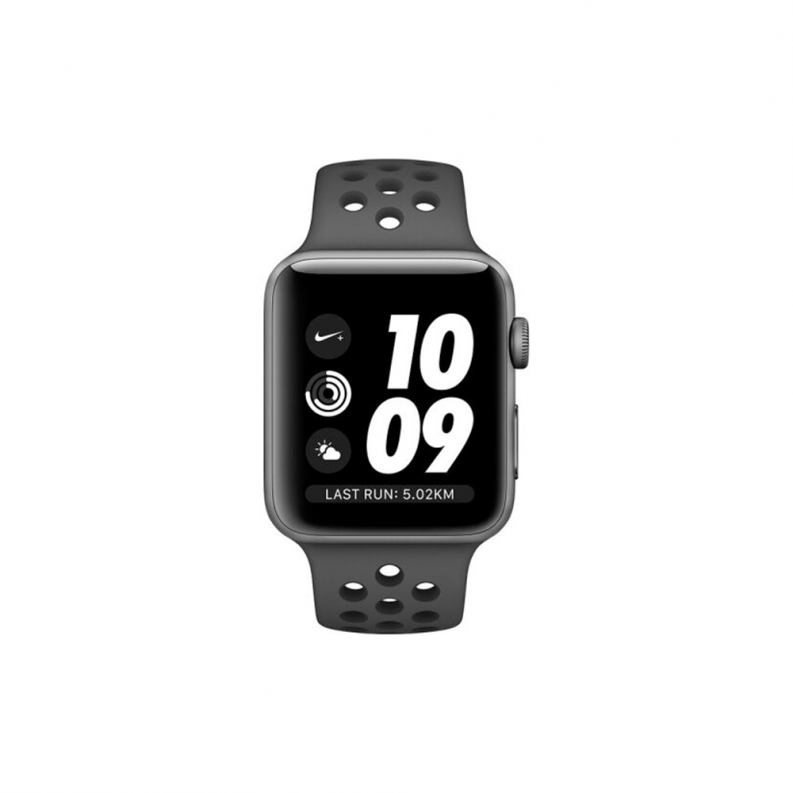 Apple Watch 3 Nike 42mm Space Gray Aluminium Case with Anthracite/Black Nike Sport Band, фото 3