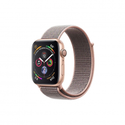 Apple Watch 4 44mm Gold Aluminium Case with Pink Sand Sport Loop