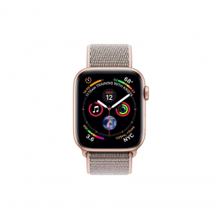 Apple Watch 4 44mm Gold Aluminium Case with Pink Sand Sport Loop