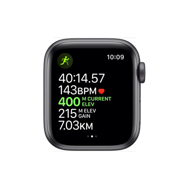 Apple Watch 5 Nike 44mm 4G Space Gray Aluminium Case with Anthracite/Black Nike Sport Band, фото 5