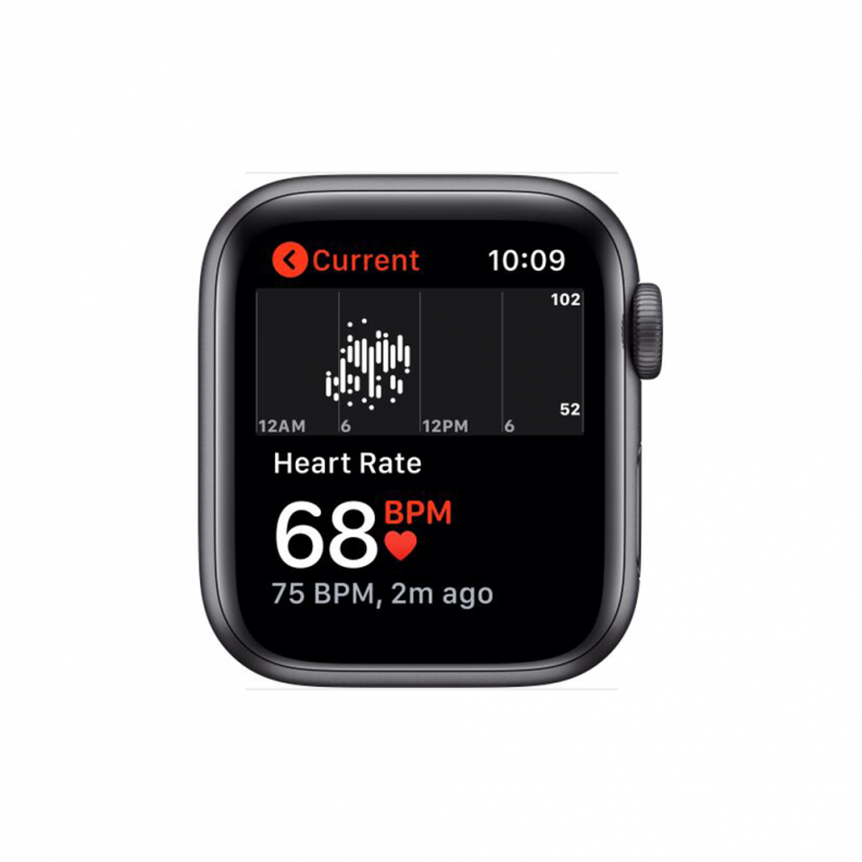 Apple Watch 5 Nike 44mm 4G Space Gray Aluminium Case with Anthracite/Black Nike Sport Band, фото 6