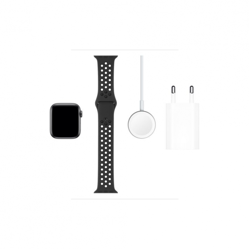 Apple Watch 5 Nike 44mm 4G Space Gray Aluminium Case with Anthracite/Black Nike Sport Band, фото 7