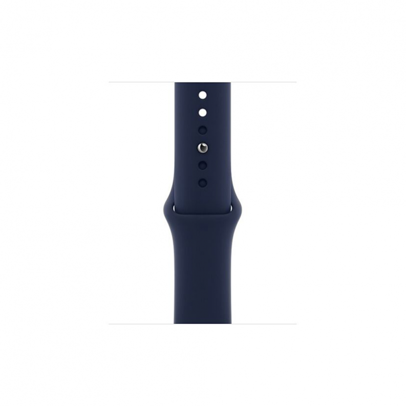 Apple Watch 6 40mm Blue Aluminum Case with Deep Navy Sport Band, фото 4