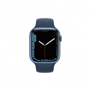 Apple Watch 7 4G 41mm Blue Aluminum Case with Abyss Blue Sport Band