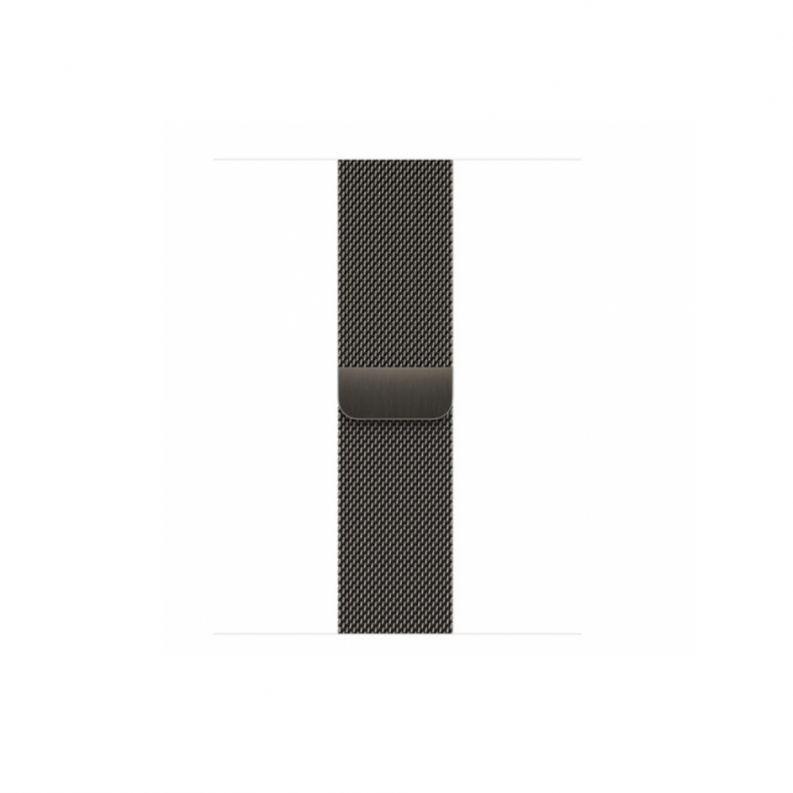 Apple Watch 7 4G 41mm Graphite Stainless Steel Case with Graphite Milanese Loop, фото 4