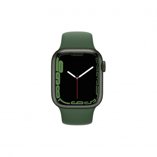 Apple Watch Series 7 GPS 45mm Green Aluminum Case with Green Sport Band