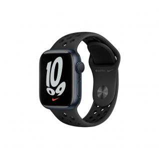Apple Watch Nike 7 GPS 41mm Midnight Aluminum Case with Anthracite/Black Nike Sport Band