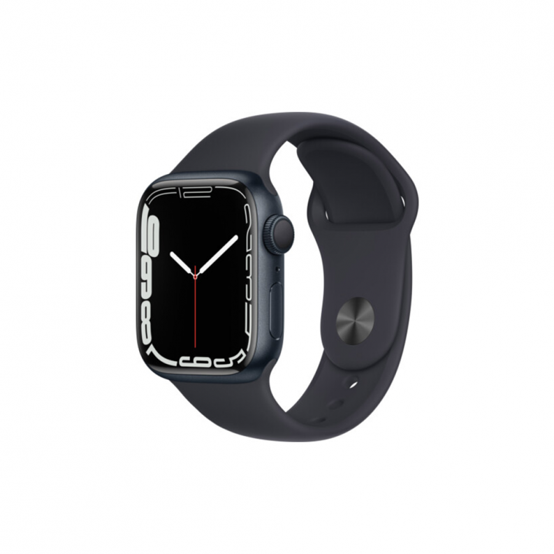 Apple Watch 7 4G 45mm Midnight Aluminum Case with Midnight Sport Band