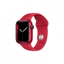 Apple Watch Series 7 GPS 45mm PRODUCT RED Aluminum Case with PRODUCT RED Sport Band