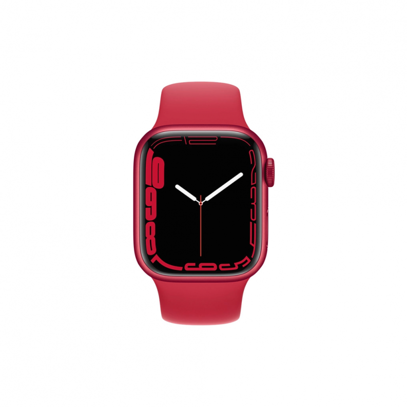 Apple Watch Series 7 GPS 45mm PRODUCT RED Aluminum Case with PRODUCT RED Sport Band, фото 3