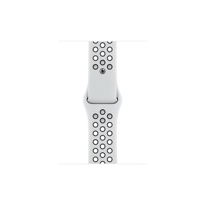 Apple Watch Nike SE 4G 40mm Silver Aluminum Case with Pure Platinum/Black Nike Sport Band, фото 4