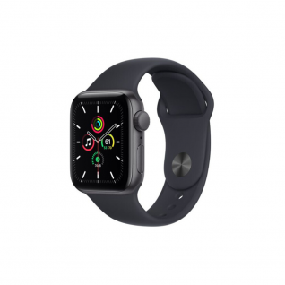 Apple Watch SE 40mm Space Gray Aluminium Case with Midnight Sport Band