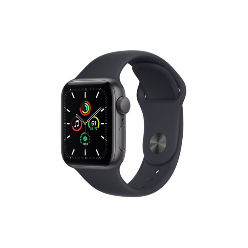 Apple Watch SE 44mm Space Gray Aluminium Case with Midnight Sport Band